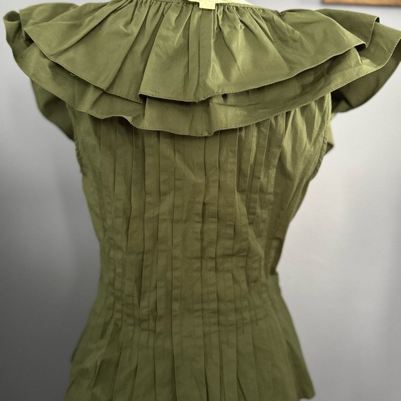 Pintuck Ruffle Blouse - Picture 9 of 9